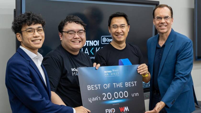 Preceptor AI ภายใต้บริษัท แคริว่า (ประเทศไทย) จำกัด คว้ารางวัลจากการแข่งขันในงาน BOTNOI OpenAI Hackfest 2023